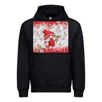 Black candy cane gnome Urban Hoodie - MaliasSmallBusiness