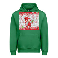 Emerald candy cane gnome Urban Hoodie - MaliasSmallBusiness