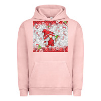 Pigment Salmon candy cane gnome Urban Hoodie - MaliasSmallBusiness