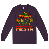 Plum Let's Get Fiesta Long Sleeve Tee - texasbilliewilder