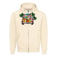 Sandshell summer truck Zipper Hoodie - CowhideDigitalArt
