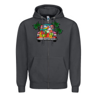 Smoke summer truck Zipper Hoodie - CowhideDigitalArt