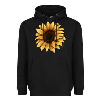Black sunflower Heavyweight Hoodie - JahusDesignShop
