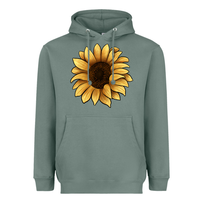 Sunflower Heavyweight Hoodie by JahusDesignShop | Teevron