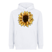 White sunflower Heavyweight Hoodie - JahusDesignShop