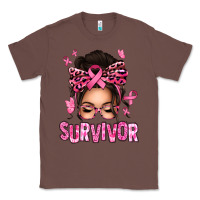 Chestnut breast cancer survivor afro messy bun Classic Tee - texasbilliewilder