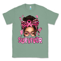 Sage breast cancer survivor afro messy bun Classic Tee - texasbilliewilder