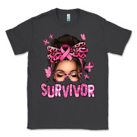 Smoke breast cancer survivor afro messy bun Classic Tee - texasbilliewilder