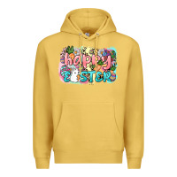 Antique Gold Happy Easter Premium Hoodie - NancyCooperArtShop