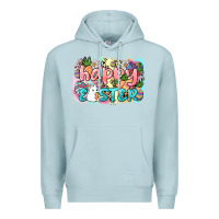 Blue Mist Happy Easter Premium Hoodie - NancyCooperArtShop