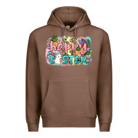 Chestnut Happy Easter Premium Hoodie - NancyCooperArtShop