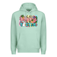 Seafoam Happy Easter Premium Hoodie - NancyCooperArtShop