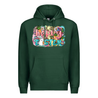 Sports Green Happy Easter Premium Hoodie - NancyCooperArtShop