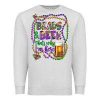 Dove Grey beads & beer that's why i'm here Premium Sweatshirt - Artiststas
