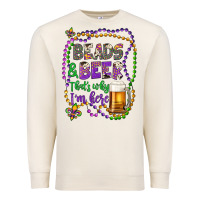 Sandshell beads & beer that's why i'm here Premium Sweatshirt - Artiststas