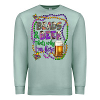Seafoam beads & beer that's why i'm here Premium Sweatshirt - Artiststas