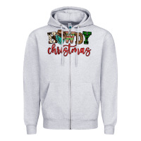 Heather Grey howdy christmas Zipper Hoodie - FaDigitalArtStudio
