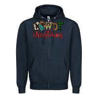 Navy howdy christmas Zipper Hoodie - FaDigitalArtStudio