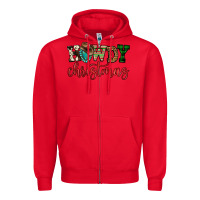 Red howdy christmas Zipper Hoodie - FaDigitalArtStudio