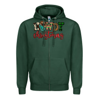 Sports Green howdy christmas Zipper Hoodie - FaDigitalArtStudio