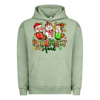 Pigment Oil Green christmas pharmacy squad Urban Hoodie - MaliasSmallBusiness