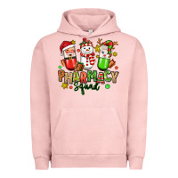 Pigment Salmon christmas pharmacy squad Urban Hoodie - MaliasSmallBusiness