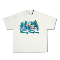 Pistachio merry christmas snowman gnomes Urban Heavy Tee - Zillion Design Studio