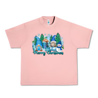 Salmon merry christmas snowman gnomes Urban Heavy Tee - Zillion Design Studio