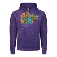 Cloud Purple horseshoe leopard gemstone cactus patch Vintage Hoodie - AdoDesignShop