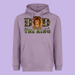 Dad The King Heavyweight Hoodie Designed By Artiststas