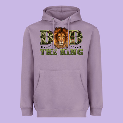 Dad The King Heavyweight Hoodie Designed By Artiststas