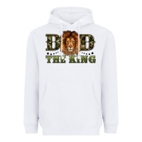 White dad the king Heavyweight Hoodie - Artiststas