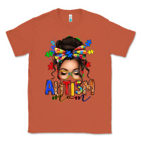 Copper autism mom afro messy bun Classic Tee - texasbilliewilder