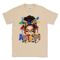 Mushroom autism mom afro messy bun Classic Tee - texasbilliewilder