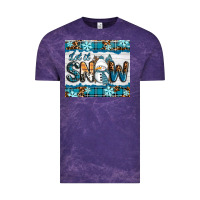 Cloud Purple let it snow Vintage Tee - RanaPortraitStore