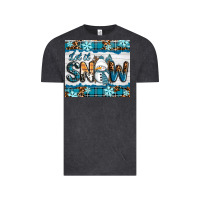 Vintage Black let it snow Vintage Tee - RanaPortraitStore