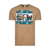 Vintage Coffee let it snow Vintage Tee - RanaPortraitStore