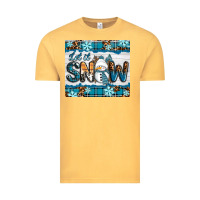 Vintage Mustard let it snow Vintage Tee - RanaPortraitStore