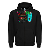 Black sweet summer time Zipper Hoodie - CowhideDigitalArt