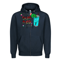 Navy sweet summer time Zipper Hoodie - CowhideDigitalArt