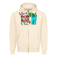 Sandshell sweet summer time Zipper Hoodie - CowhideDigitalArt