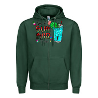 Sports Green sweet summer time Zipper Hoodie - CowhideDigitalArt