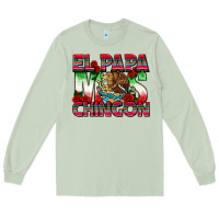 Matcha El Papa Mas Chingon Long Sleeve Tee - texasbilliewilder