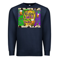 Navy beads & beer that's why i'm here Premium Sweatshirt - Artiststas