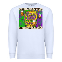 White beads & beer that's why i'm here Premium Sweatshirt - Artiststas