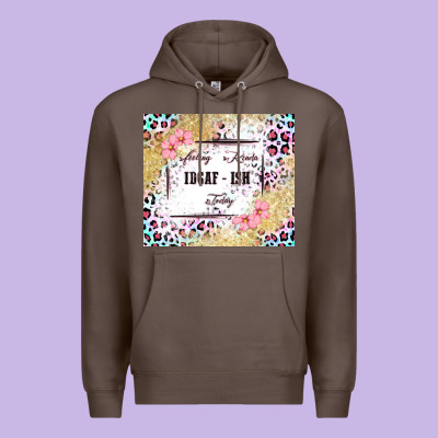 Feeling Kinda Idgaf   Ish Today Premium Hoodie Designed By Maliassmallbusiness