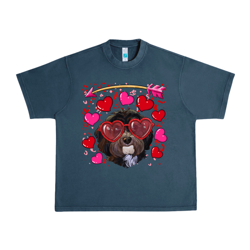 Valentine's Day Havanese Dog Urban Heavy Tee by RanaPortraitStore | Teevron