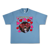 Pebble Blue Valentine's day havanese dog Urban Heavy Tee - RanaPortraitStore