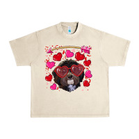 Sandshell Valentine's day havanese dog Urban Heavy Tee - RanaPortraitStore