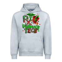 Heather Grey christmas rx pharmacy tech Urban Hoodie - MaliasSmallBusiness